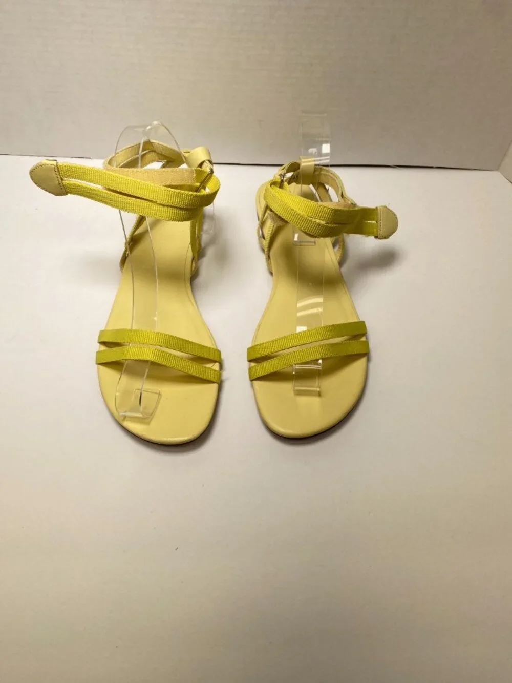 Rebecca Allen Women's Yellow Strap Flats Sz 9.5